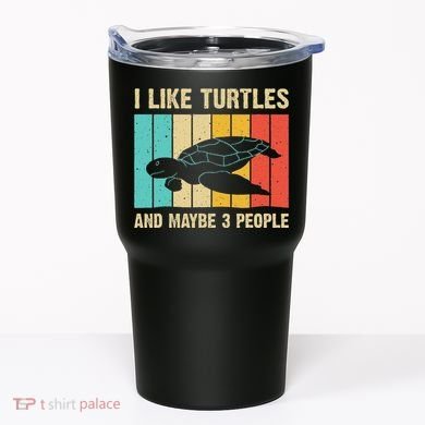 Funny Turtle Design Sea Turtle Lover Tumbler
