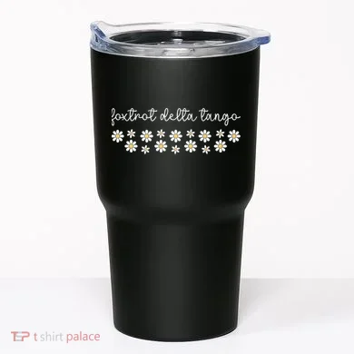 Foxtrot Tango Delta Groovy  Tumbler