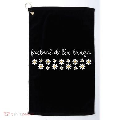 Foxtrot Tango Delta Groovy  Golf Towel