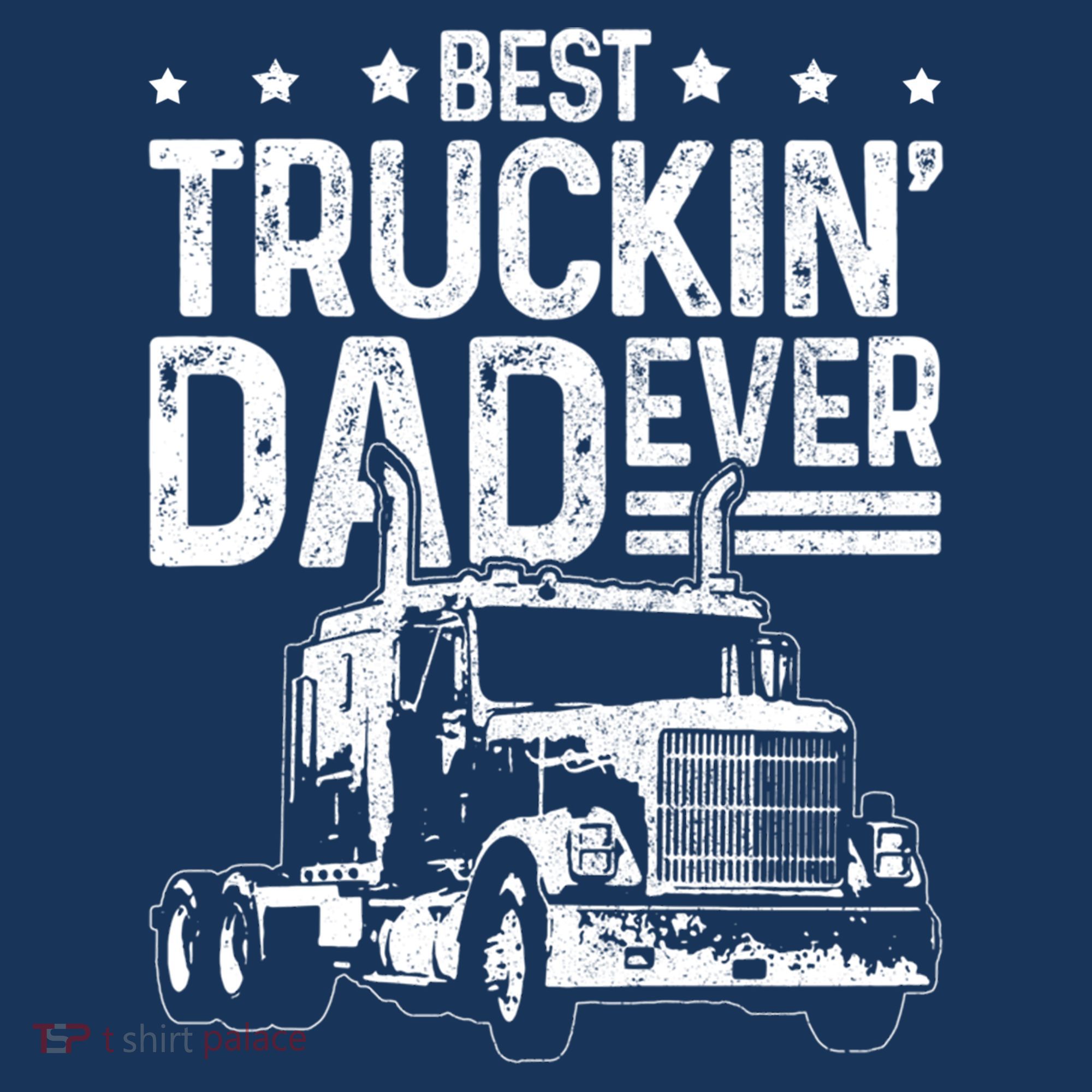 Funny Truck Driver Fathers Day Gift Best Truckin Dad Ever Mousepad