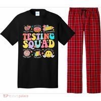 Funny Test Day Motivational Teacher Student Testing Squad Pajama Set thumb 0