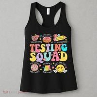 Funny Test Day Motivational Teacher Student Testing Squad Women's Tank Top thumb 3