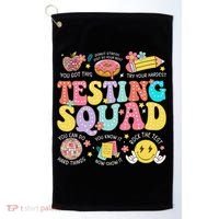 Funny Test Day Motivational Teacher Student Testing Squad Golf Towel thumb 0
