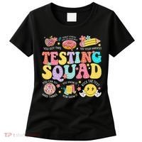 Funny Test Day Motivational Teacher Student Testing Squad Women's T-Shirt thumb 0