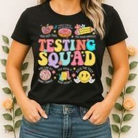 Funny Test Day Motivational Teacher Student Testing Squad Women's T-Shirt thumb 2