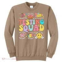 Funny Test Day Motivational Teacher Student Testing Squad Sweatshirt thumb 0