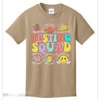 Funny Test Day Motivational Teacher Student Testing Squad Kids T-Shirt thumb 0