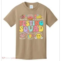 Funny Test Day Motivational Teacher Student Testing Squad Kids T-Shirt thumb 0