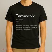 Funny Taekwondo Definition Students Instructors Martial Art T-Shirt thumb 3