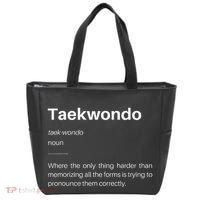 Funny Taekwondo Definition Students Instructors Martial Art Tote Bag thumb 0