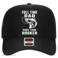 Full Time Dad Part Time Hooker Funny Fishing Father's Day Gift Hat thumb 0