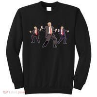Funny Trump Dancing Dance Moves Rally Maga Sweatshirt thumb 0