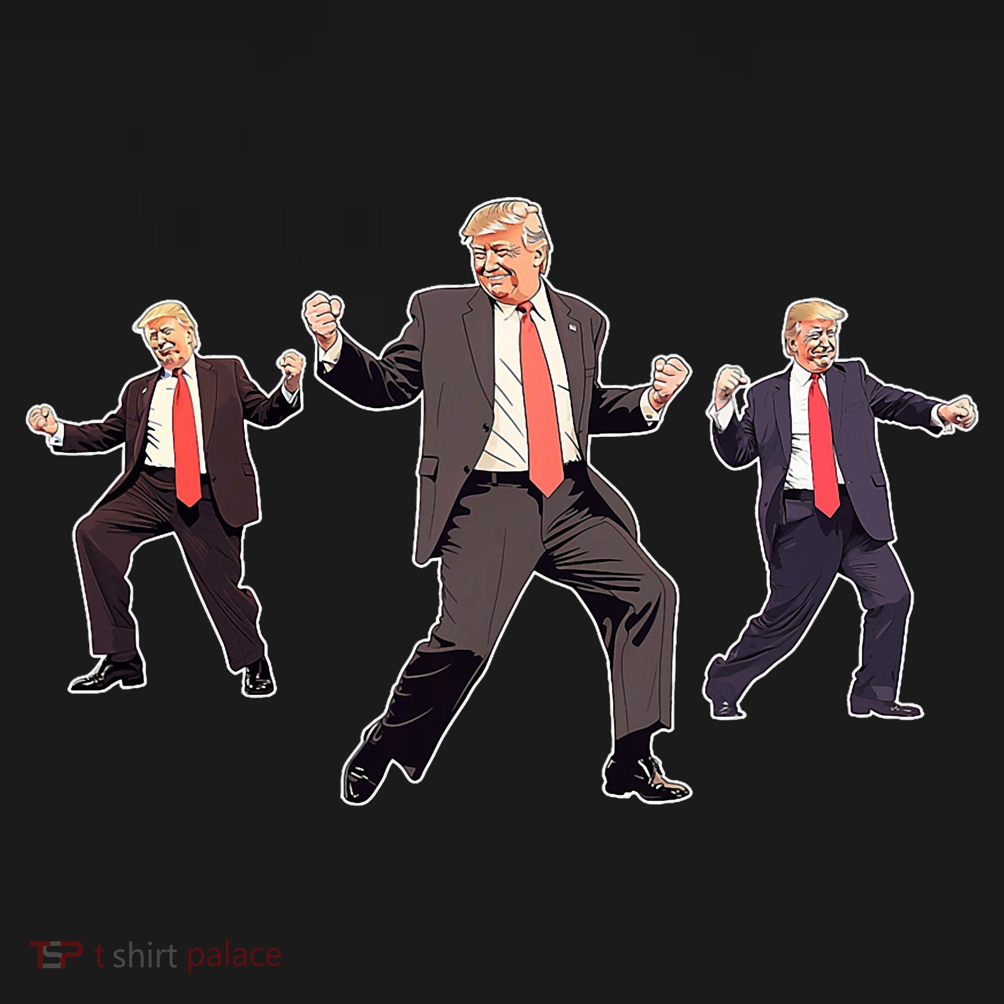 Funny Trump Dancing Dance Moves Rally Maga T-Shirt