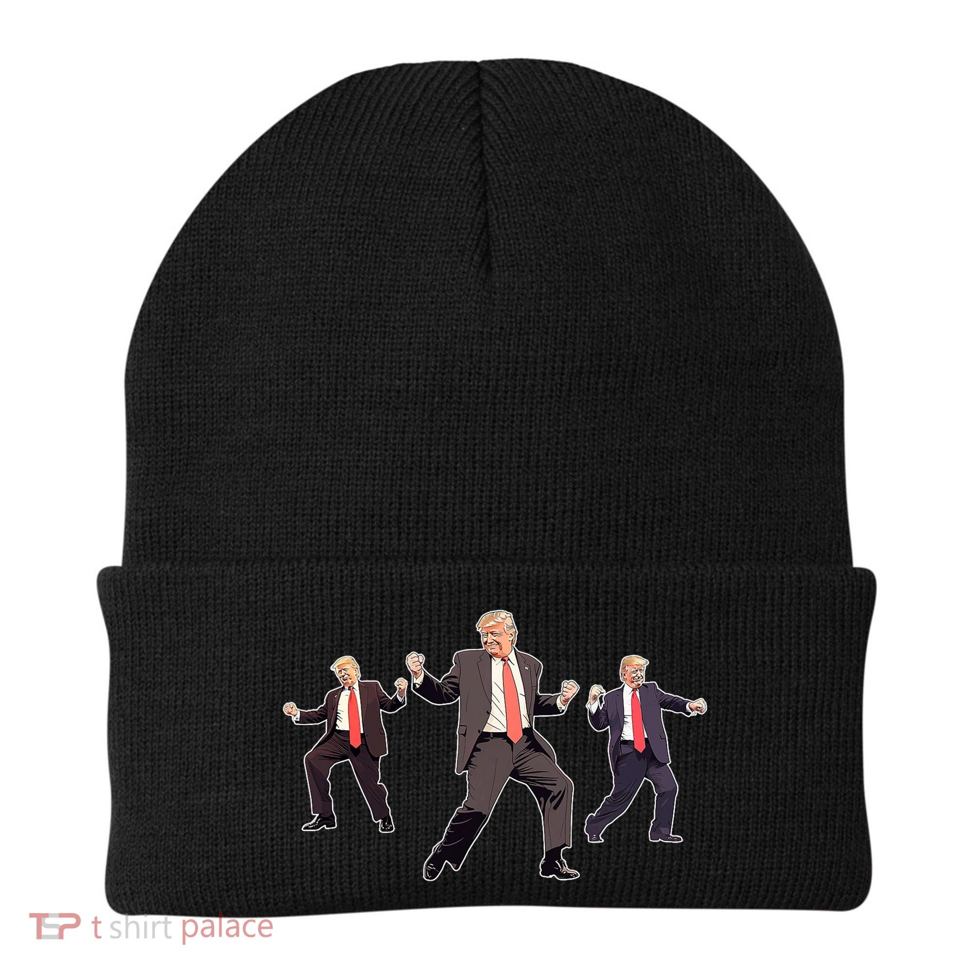 Funny Trump Dancing Dance Moves Rally Maga Beanie