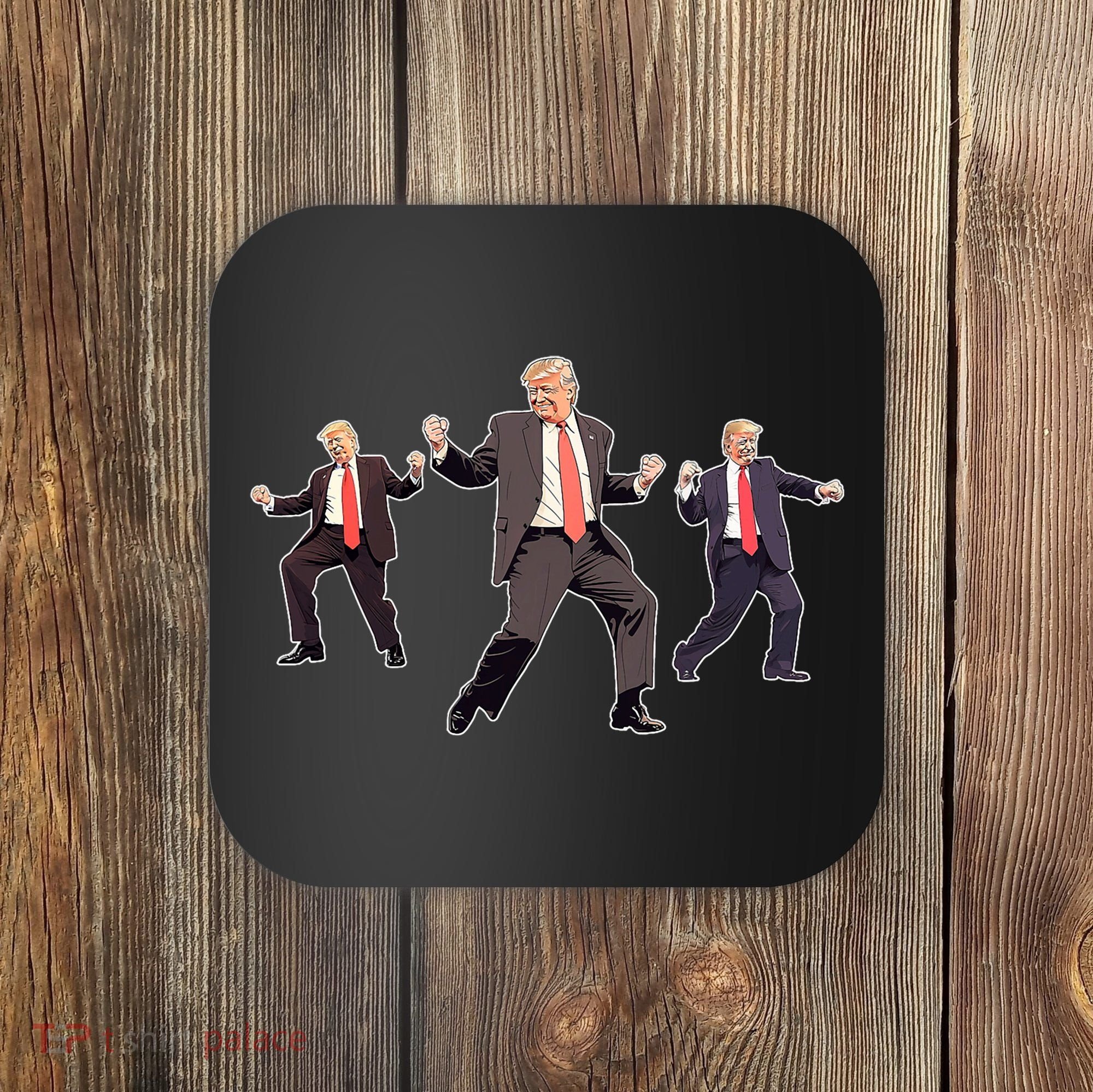 Funny Trump Dancing Dance Moves Rally Maga Coaster