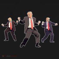 Funny Trump Dancing Dance Moves Rally Maga Women's Hoodie thumb 2