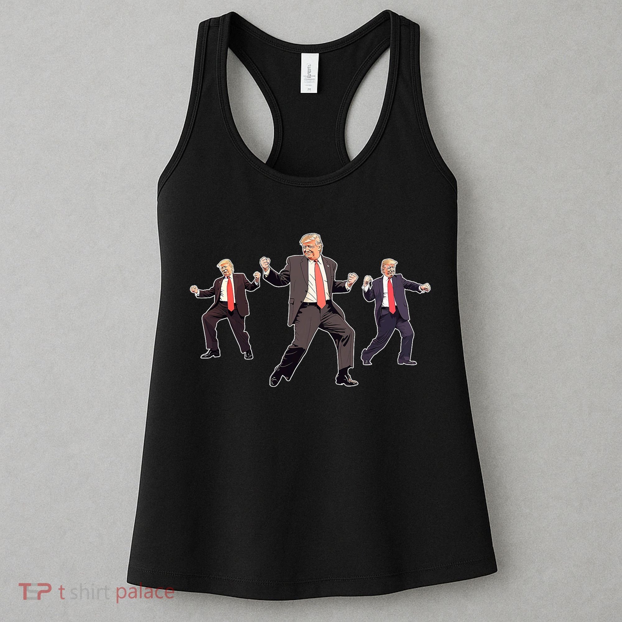 Funny Trump Dancing Dance Moves Rally Maga Women's Tank Top