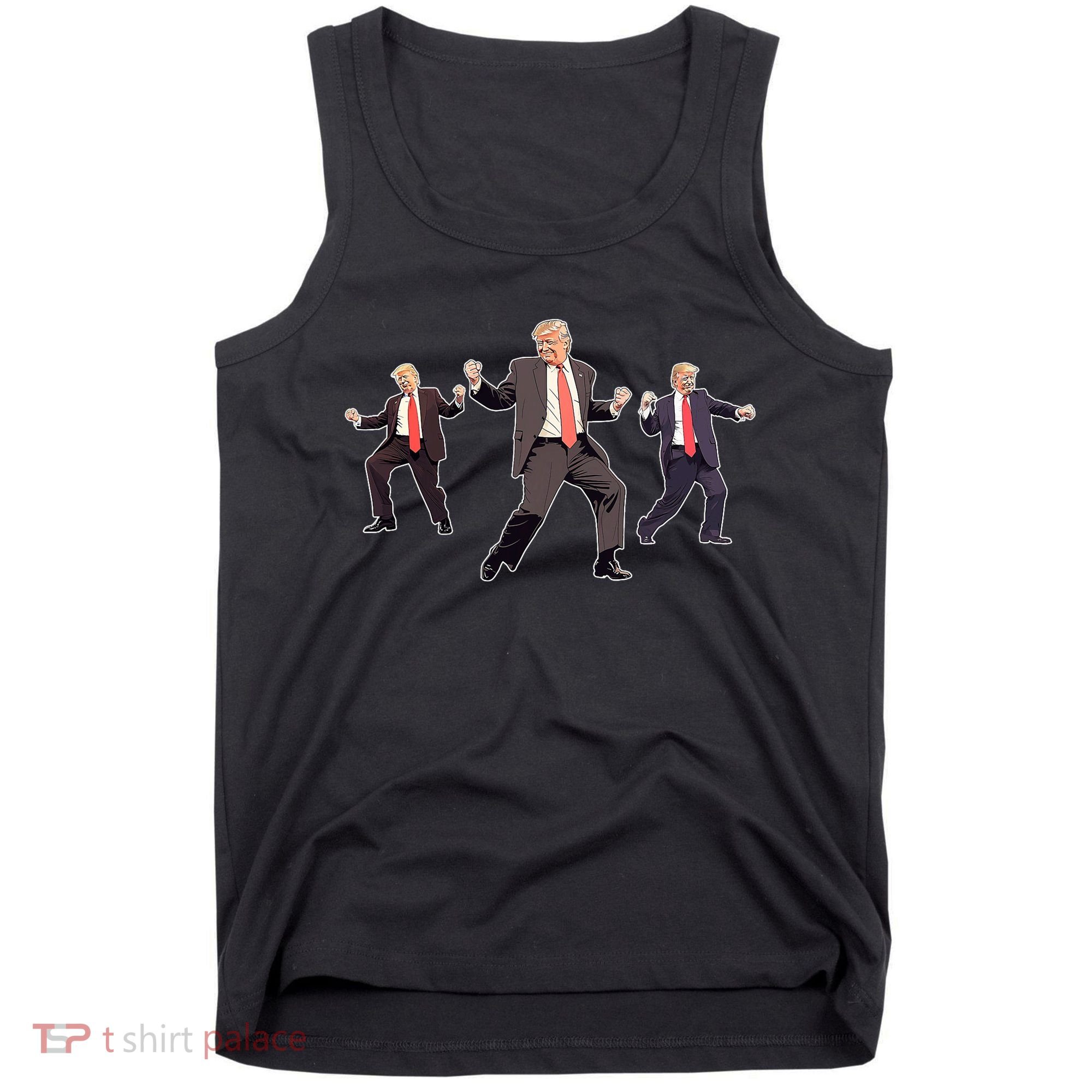 Funny Trump Dancing Dance Moves Rally Maga Tank Top