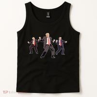 Funny Trump Dancing Dance Moves Rally Maga Tank Top thumb 2