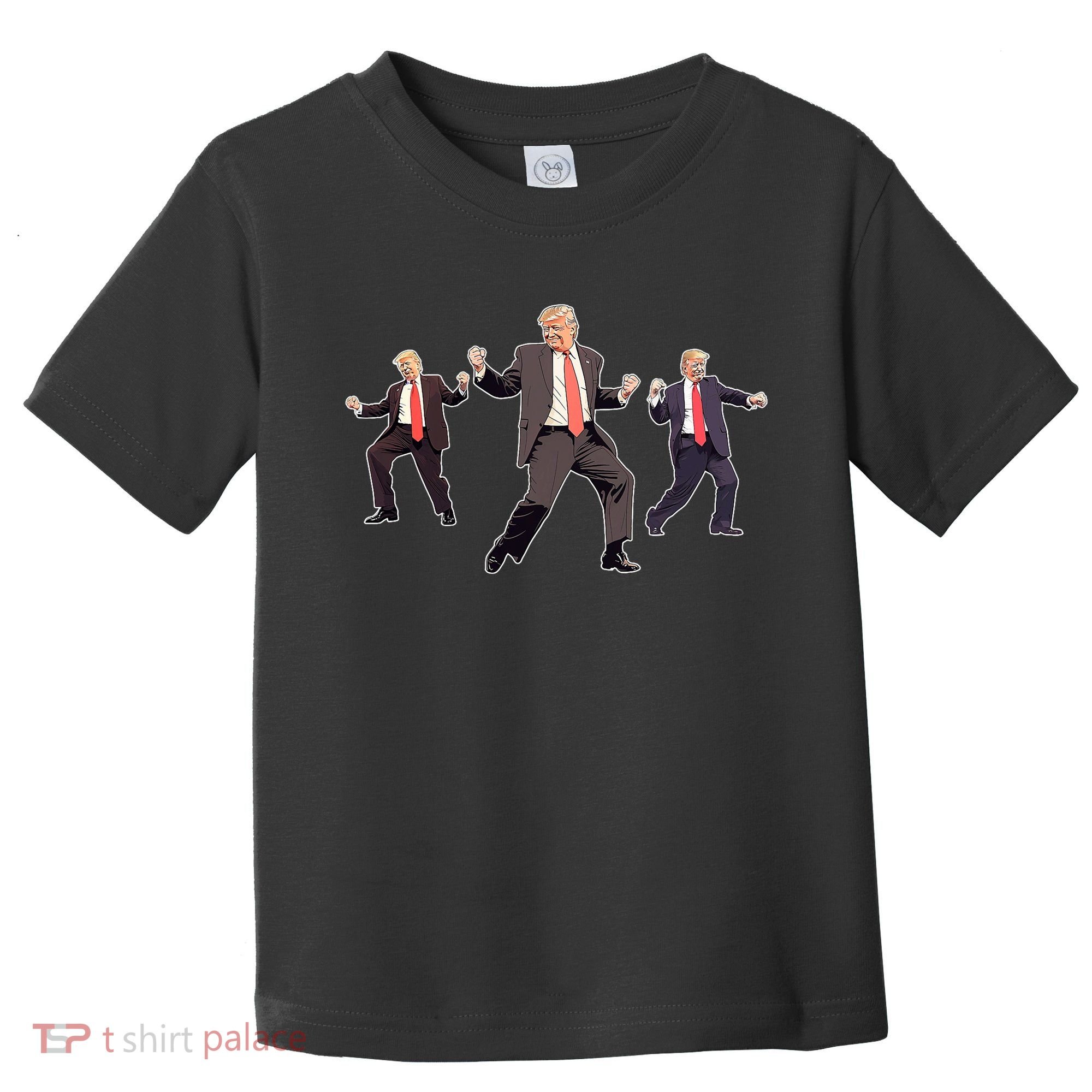 Funny Trump Dancing Dance Moves Rally Maga Toddler T-Shirt