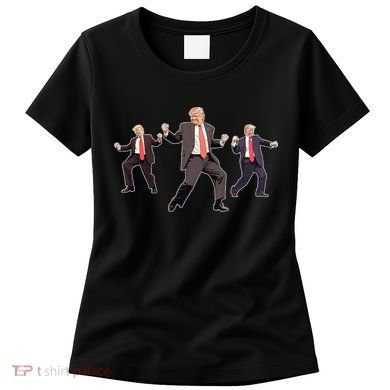 Funny Trump Dancing Dance Moves Rally Maga Women's T-Shirt