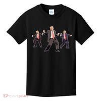 Funny Trump Dancing Dance Moves Rally Maga Kids T-Shirt thumb 0