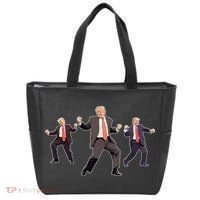 Funny Trump Dancing Dance Moves Rally Maga Tote Bag thumb 0