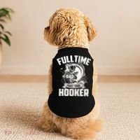 Full Time Dad Part Time Hooker Funny Father's Day Fishing Doggie Tank thumb 2
