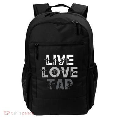 Funny Tap Dancing Design Live Love Tap Dance Backpack