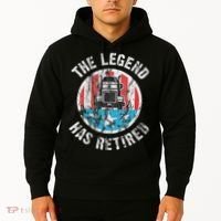 Funny Truck Driver Retirement  Hoodie thumb 2