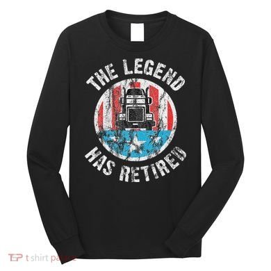 Funny Truck Driver Retirement  Long Sleeve Shirt