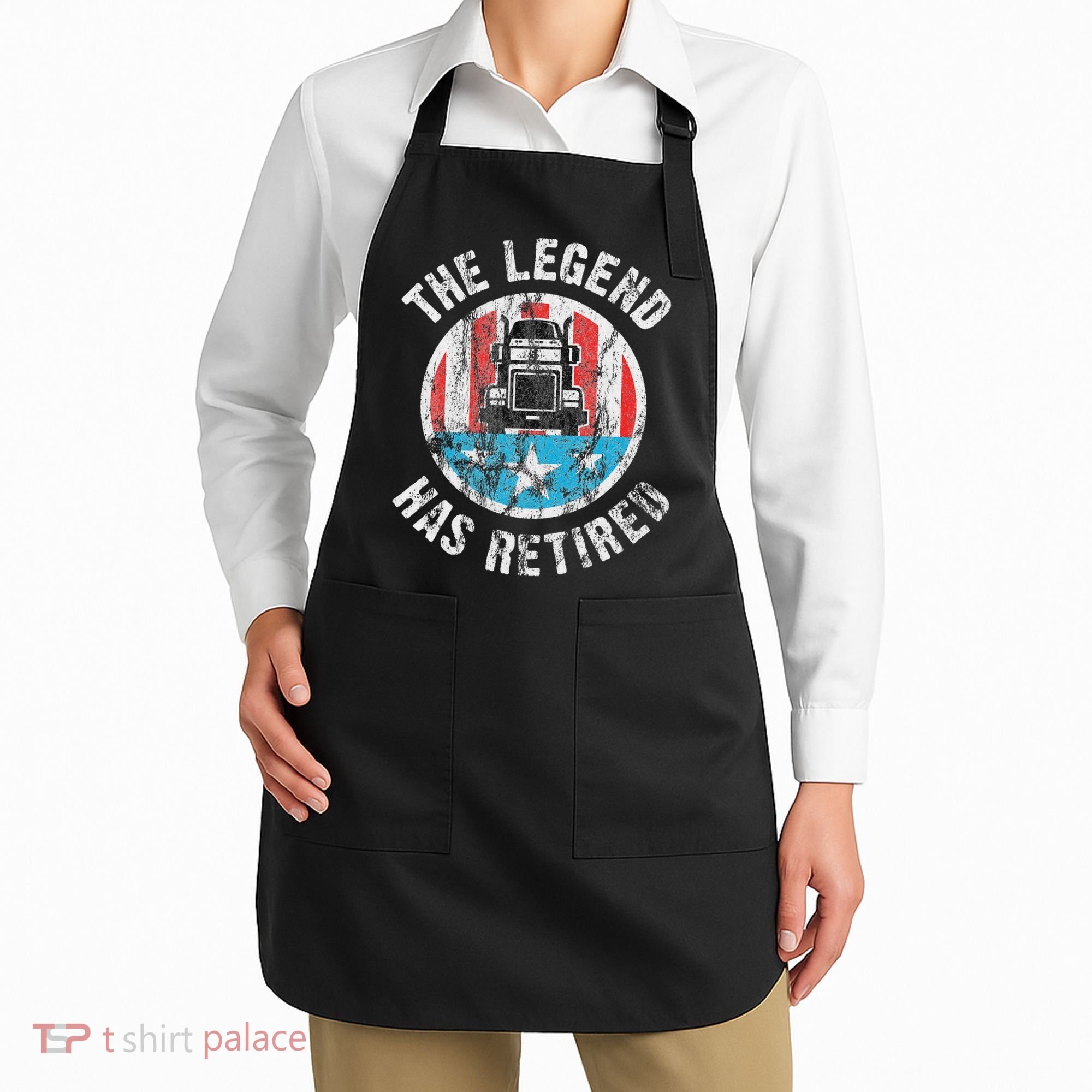Funny Truck Driver Retirement  Apron