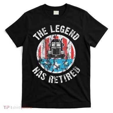 Funny Truck Driver Retirement  T-Shirt
