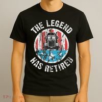 Funny Truck Driver Retirement  T-Shirt thumb 3