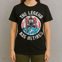 Funny Truck Driver Retirement  T-Shirt thumb 4