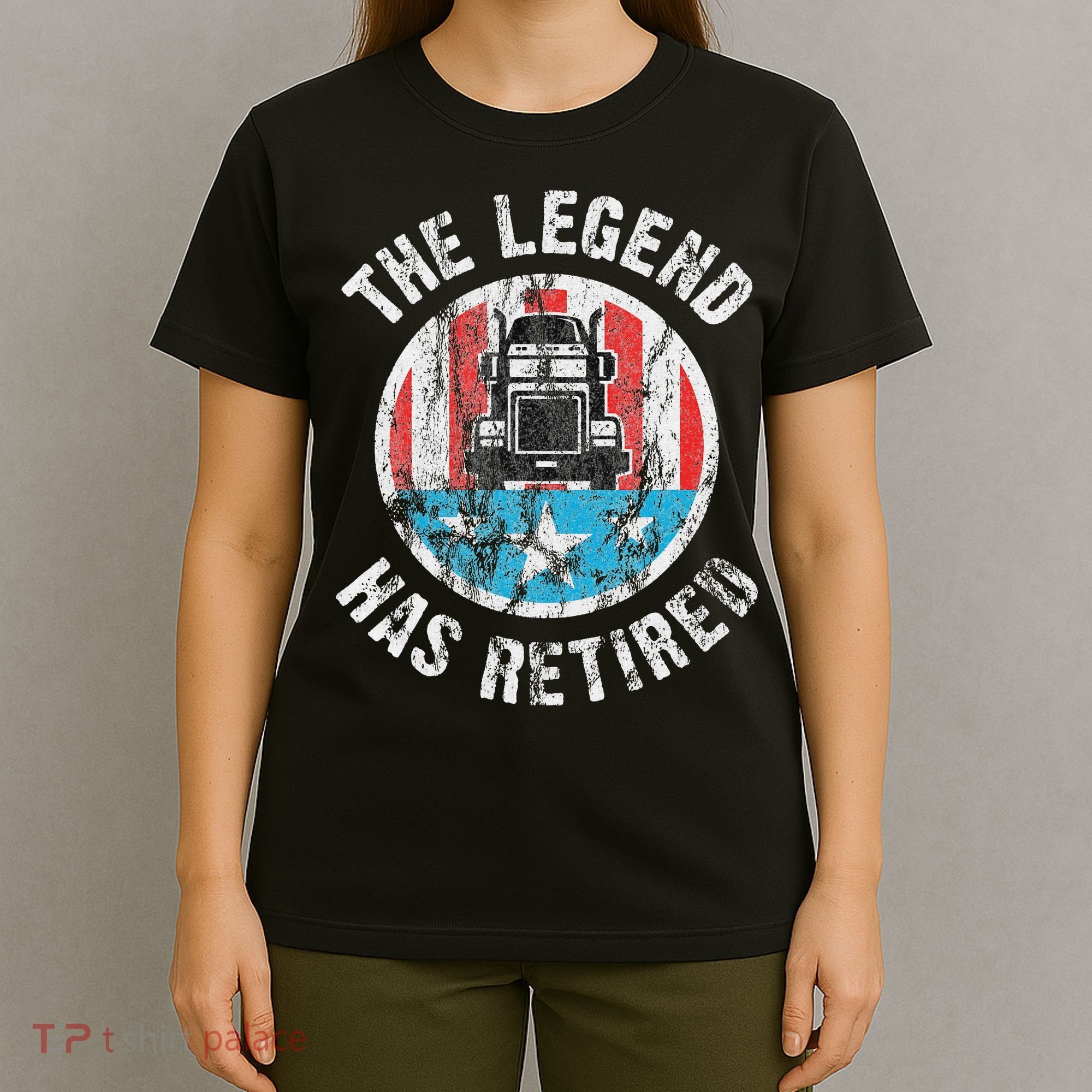 Funny Truck Driver Retirement  T-Shirt