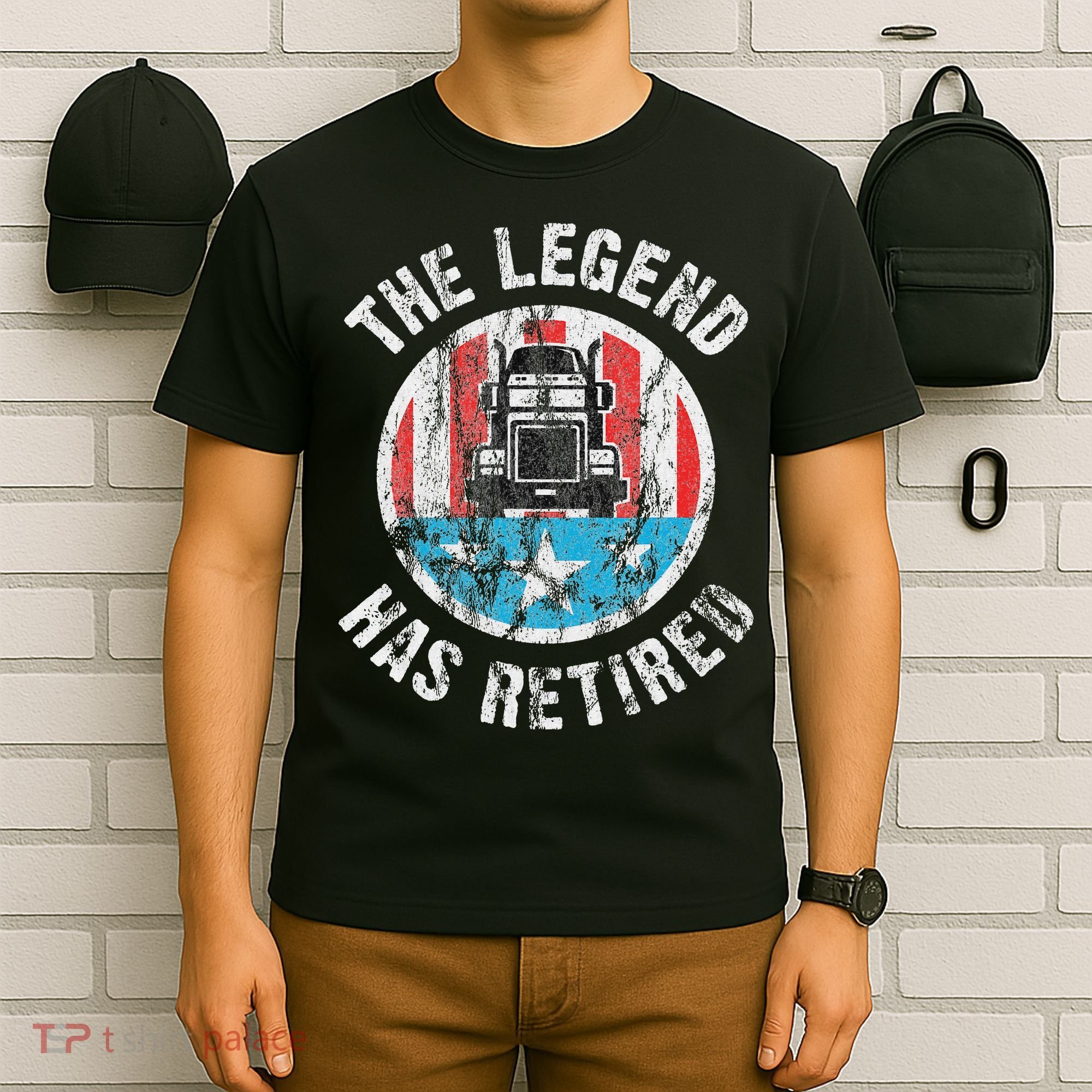 Funny Truck Driver Retirement  T-Shirt