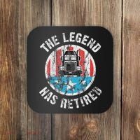 Funny Truck Driver Retirement  Coaster thumb 0