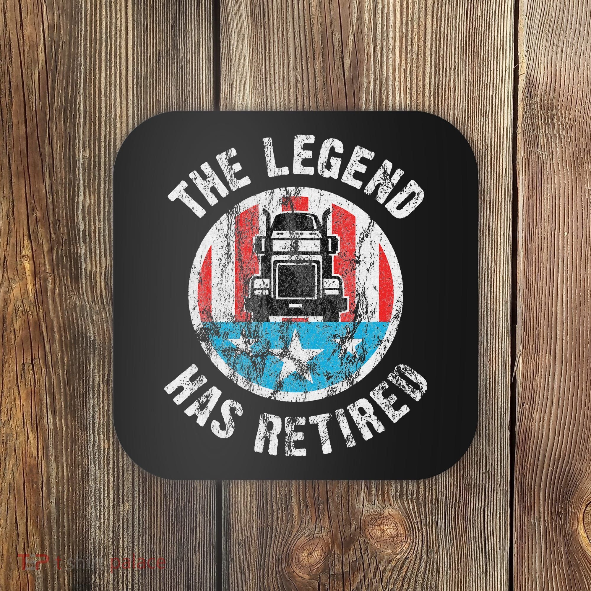 Funny Truck Driver Retirement  Coaster