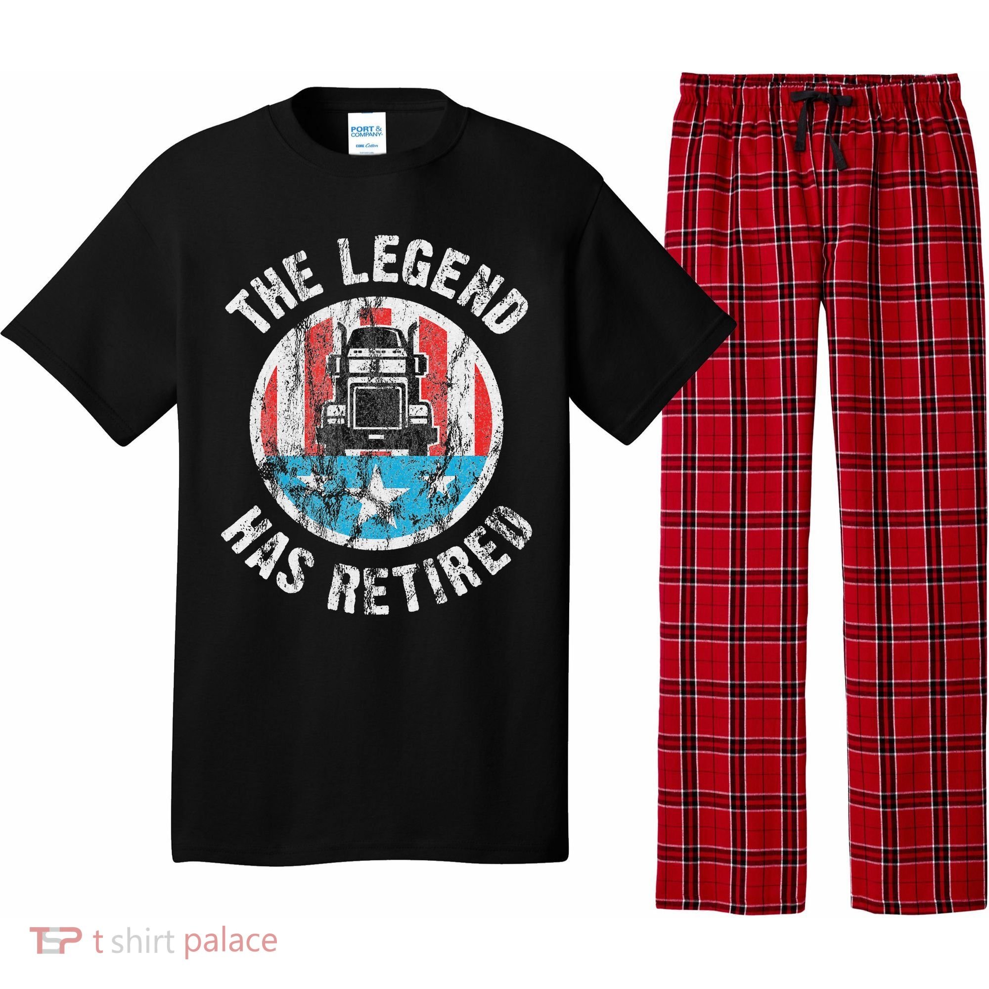 Funny Truck Driver Retirement  Pajama Set