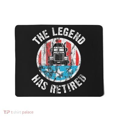 Funny Truck Driver Retirement  Mousepad