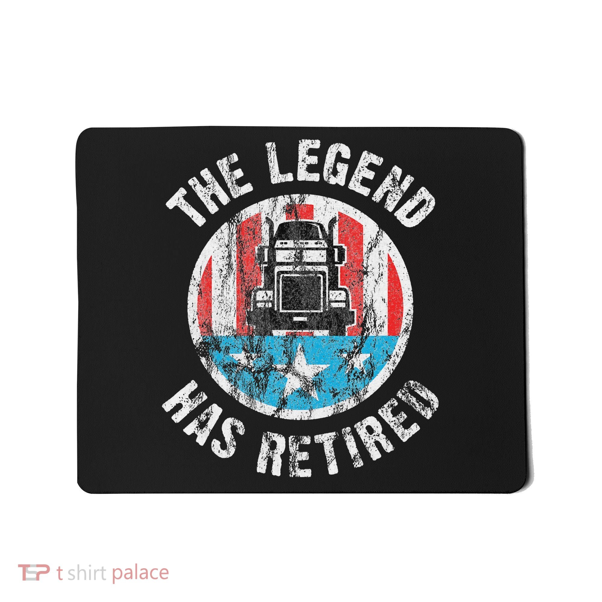 Funny Truck Driver Retirement  Mousepad