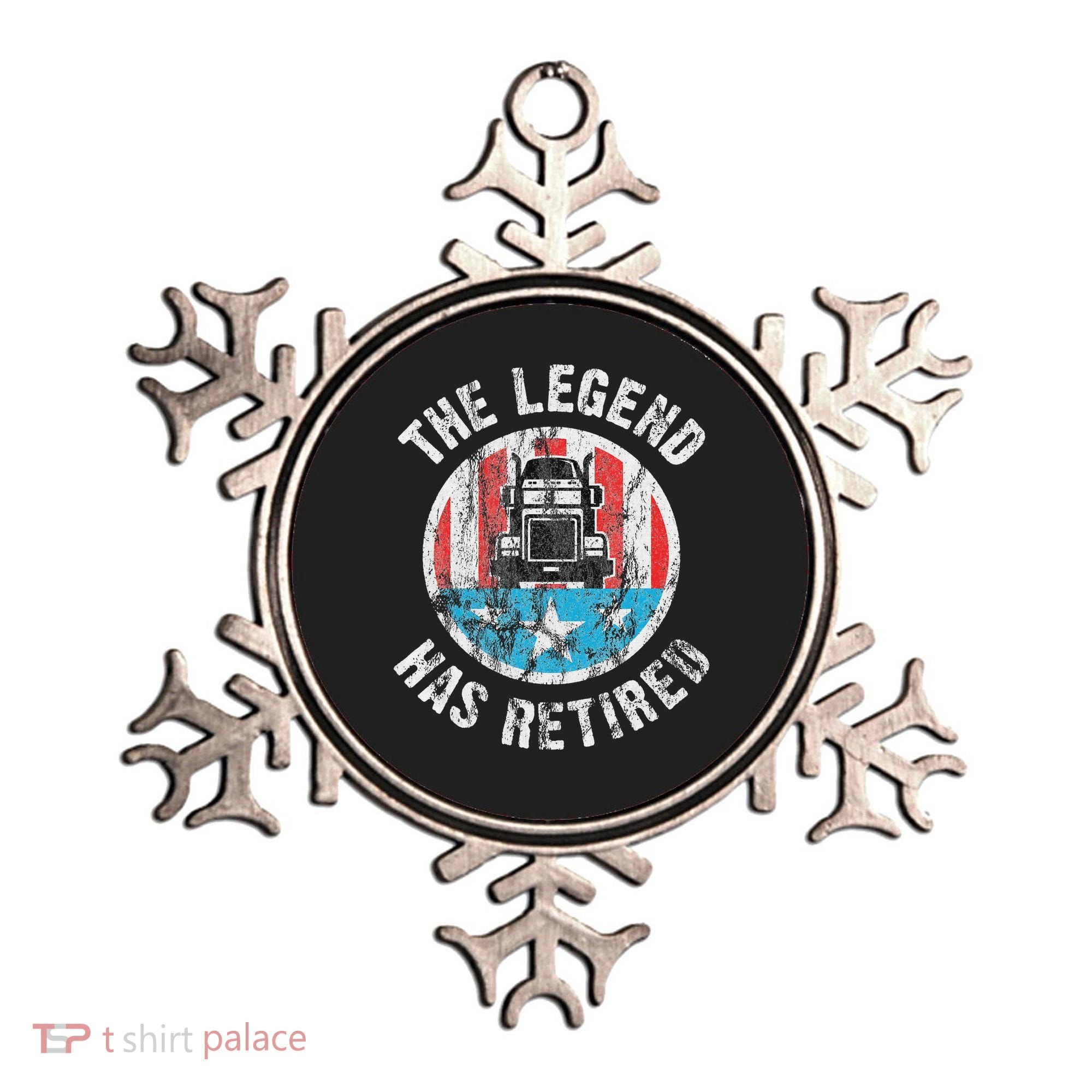 Funny Truck Driver Retirement  Ornament