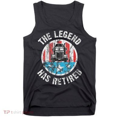 Funny Truck Driver Retirement  Tank Top