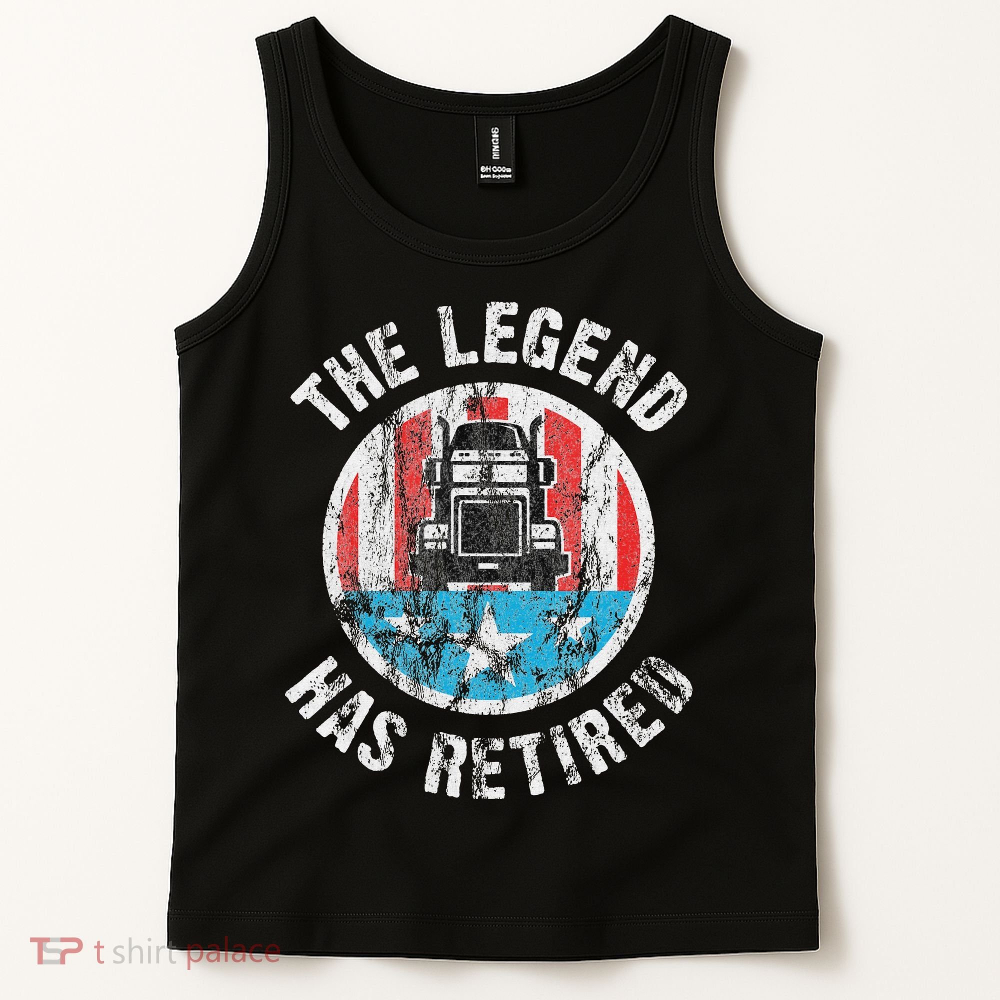 Funny Truck Driver Retirement  Tank Top