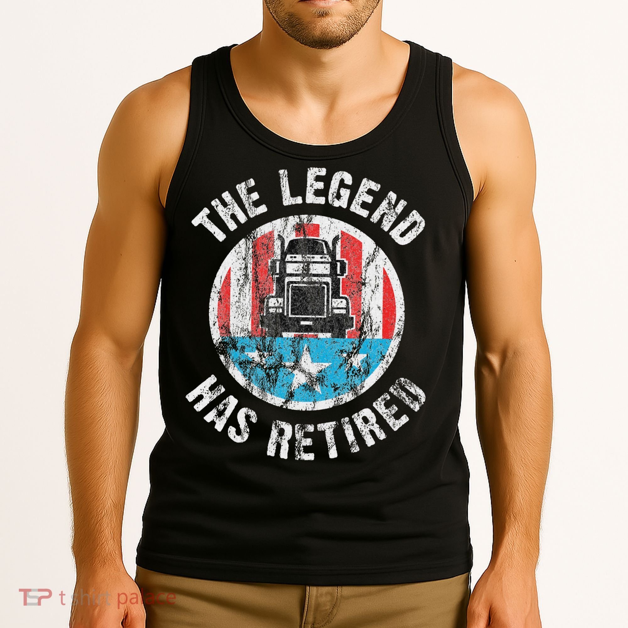Funny Truck Driver Retirement  Tank Top