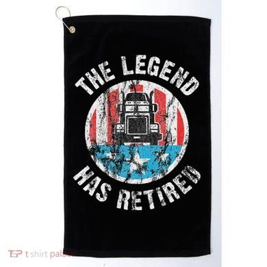 Funny Truck Driver Retirement  Golf Towel
