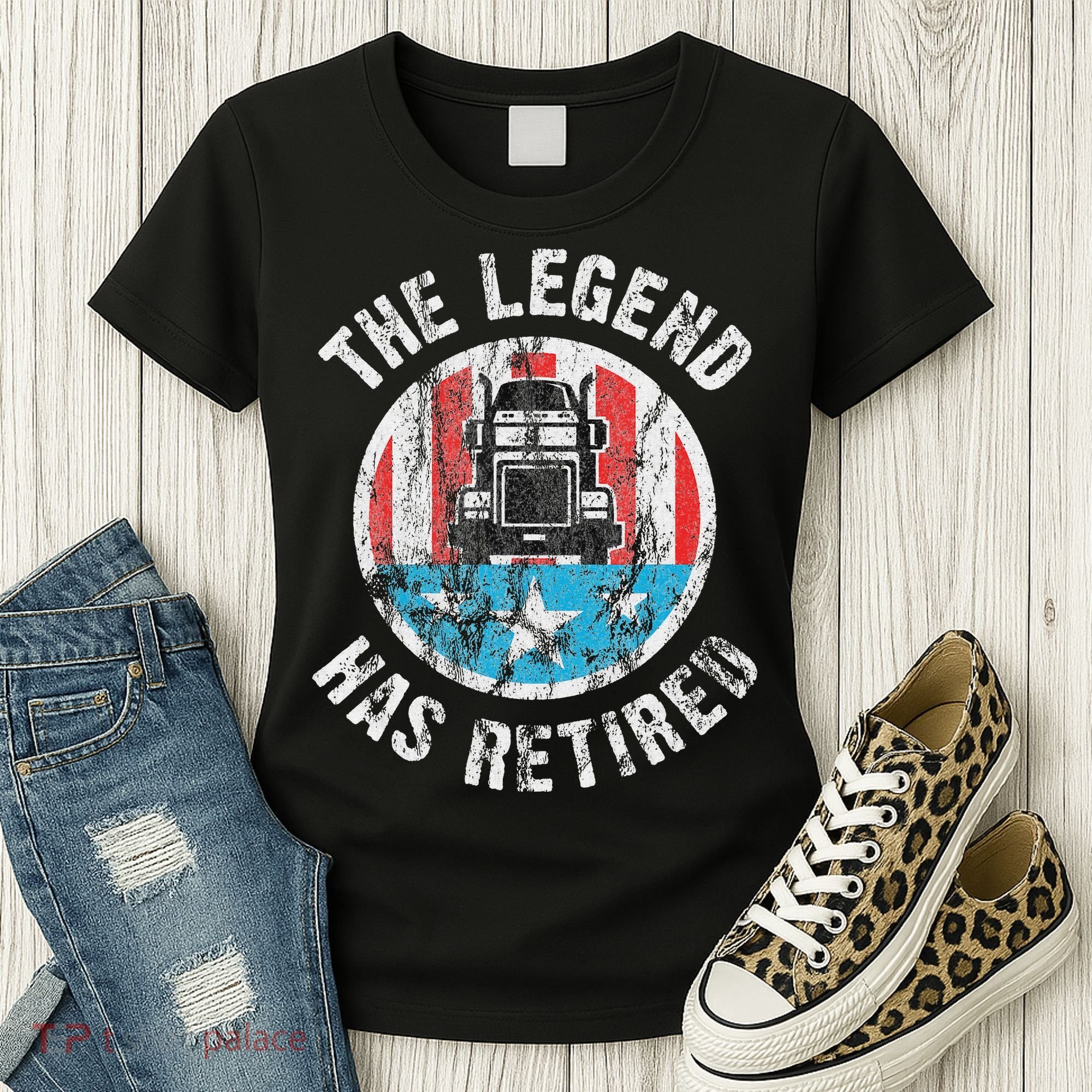 Funny Truck Driver Retirement  Women's T-Shirt