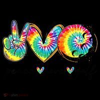 Funny Tie Dye Golf Lovers Peace Love Golf Gift Coffee Mug thumb 5