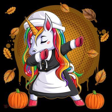 Funny Thanksgiving Dabbing Unicorn Pilgrim Coffee Mug